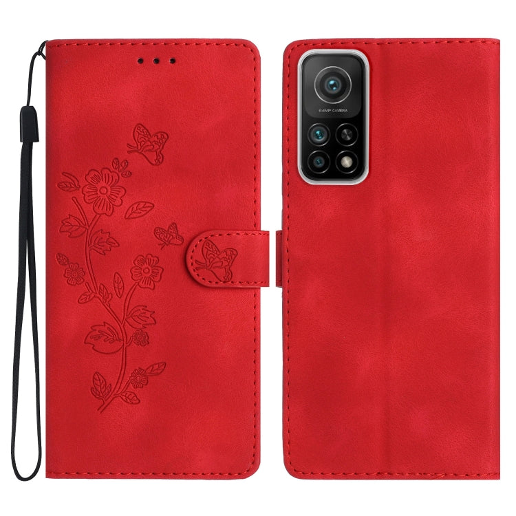 Flower Butterfly Embossing Pattern Leather Phone Case, For Xiaomi Redmi Note 9 5G / Note 9T, For Xiaomi Mi 10T Lite 5G, For Xiaomi Mi 10T 5G / 10T Pro 5G, For Xiaomi Redmi 9A, For Xiaomi Redmi 9, For Xiaomi Redmi 9C, For Xiaomi Redmi Note 8T