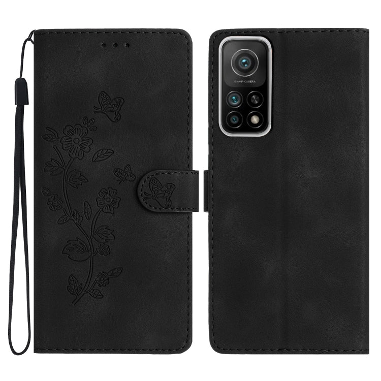 Flower Butterfly Embossing Pattern Leather Phone Case, For Xiaomi Redmi Note 9 5G / Note 9T, For Xiaomi Mi 10T Lite 5G, For Xiaomi Mi 10T 5G / 10T Pro 5G, For Xiaomi Redmi 9A, For Xiaomi Redmi 9, For Xiaomi Redmi 9C, For Xiaomi Redmi Note 8T