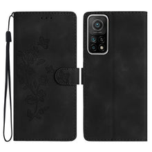 Load image into Gallery viewer, Flower Butterfly Embossing Pattern Leather Phone Case, For Xiaomi Redmi Note 9 5G / Note 9T, For Xiaomi Mi 10T Lite 5G, For Xiaomi Mi 10T 5G / 10T Pro 5G, For Xiaomi Redmi 9A, For Xiaomi Redmi 9, For Xiaomi Redmi 9C, For Xiaomi Redmi Note 8T