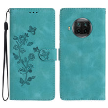 Load image into Gallery viewer, Flower Butterfly Embossing Pattern Leather Phone Case, For Xiaomi Redmi Note 9 5G / Note 9T, For Xiaomi Mi 10T Lite 5G, For Xiaomi Mi 10T 5G / 10T Pro 5G, For Xiaomi Redmi 9A, For Xiaomi Redmi 9, For Xiaomi Redmi 9C, For Xiaomi Redmi Note 8T