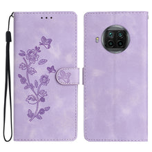 Load image into Gallery viewer, Flower Butterfly Embossing Pattern Leather Phone Case, For Xiaomi Redmi Note 9 5G / Note 9T, For Xiaomi Mi 10T Lite 5G, For Xiaomi Mi 10T 5G / 10T Pro 5G, For Xiaomi Redmi 9A, For Xiaomi Redmi 9, For Xiaomi Redmi 9C, For Xiaomi Redmi Note 8T