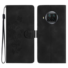 Load image into Gallery viewer, Flower Butterfly Embossing Pattern Leather Phone Case, For Xiaomi Redmi Note 9 5G / Note 9T, For Xiaomi Mi 10T Lite 5G, For Xiaomi Mi 10T 5G / 10T Pro 5G, For Xiaomi Redmi 9A, For Xiaomi Redmi 9, For Xiaomi Redmi 9C, For Xiaomi Redmi Note 8T