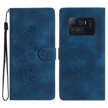 Load image into Gallery viewer, Flower Butterfly Embossing Pattern Leather Phone Case, For Xiaomi Redmi 10, For Xiaomi Mi 11 Lite, For Xiaomi Mi 11 Ultra, For Xiaomi Mi 11 Pro, For Xiaomi Redmi Note 10 5G, For Xiaomi Redmi 9A, For Xiaomi Redmi 9, For Xiaomi Redmi 9C