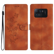 Load image into Gallery viewer, Flower Butterfly Embossing Pattern Leather Phone Case, For Xiaomi Redmi 10, For Xiaomi Mi 11 Lite, For Xiaomi Mi 11 Ultra, For Xiaomi Mi 11 Pro, For Xiaomi Redmi Note 10 5G, For Xiaomi Redmi 9A, For Xiaomi Redmi 9, For Xiaomi Redmi 9C