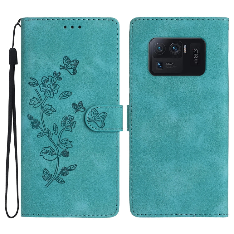 Flower Butterfly Embossing Pattern Leather Phone Case, For Xiaomi Redmi 10, For Xiaomi Mi 11 Lite, For Xiaomi Mi 11 Ultra, For Xiaomi Mi 11 Pro, For Xiaomi Redmi Note 10 5G, For Xiaomi Redmi 9A, For Xiaomi Redmi 9, For Xiaomi Redmi 9C
