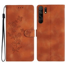 Load image into Gallery viewer, Flower Butterfly Embossing Pattern Leather Phone Case, For Xiaomi Redmi Note 9 5G / Note 9T, For Xiaomi Mi 10T Lite 5G, For Xiaomi Mi 10T 5G / 10T Pro 5G, For Xiaomi Redmi 9A, For Xiaomi Redmi 9, For Xiaomi Redmi 9C, For Xiaomi Redmi Note 8T