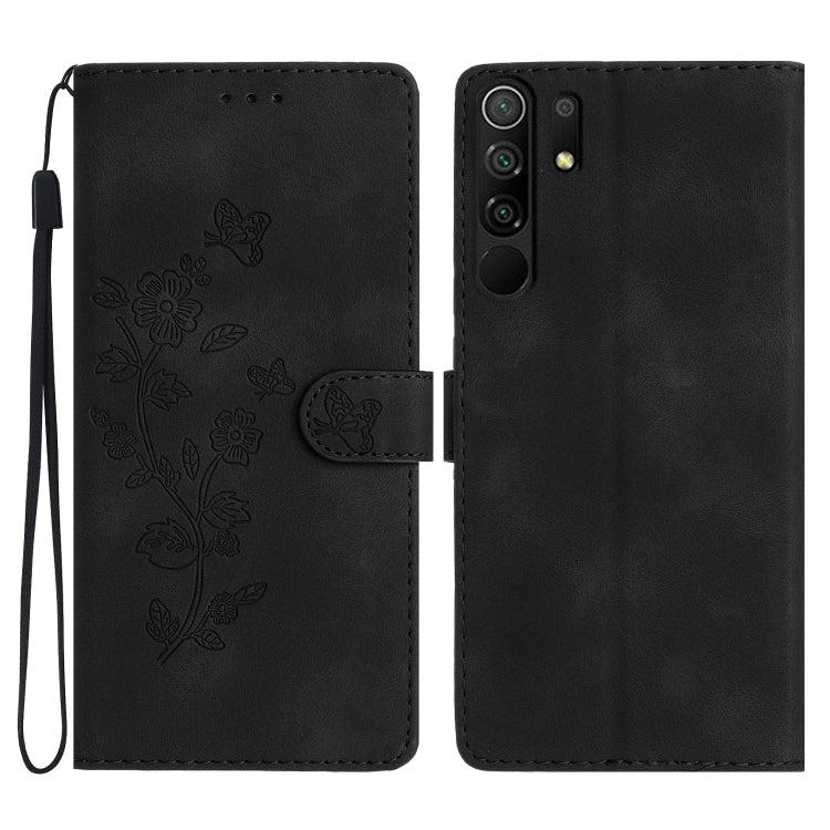 Flower Butterfly Embossing Pattern Leather Phone Case, For Xiaomi Redmi Note 9 5G / Note 9T, For Xiaomi Mi 10T Lite 5G, For Xiaomi Mi 10T 5G / 10T Pro 5G, For Xiaomi Redmi 9A, For Xiaomi Redmi 9, For Xiaomi Redmi 9C, For Xiaomi Redmi Note 8T