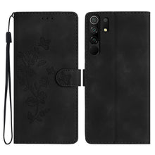 Load image into Gallery viewer, Flower Butterfly Embossing Pattern Leather Phone Case, For Xiaomi Redmi Note 9 5G / Note 9T, For Xiaomi Mi 10T Lite 5G, For Xiaomi Mi 10T 5G / 10T Pro 5G, For Xiaomi Redmi 9A, For Xiaomi Redmi 9, For Xiaomi Redmi 9C, For Xiaomi Redmi Note 8T