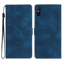 Load image into Gallery viewer, Flower Butterfly Embossing Pattern Leather Phone Case, For Xiaomi Redmi Note 9 5G / Note 9T, For Xiaomi Mi 10T Lite 5G, For Xiaomi Mi 10T 5G / 10T Pro 5G, For Xiaomi Redmi 9A, For Xiaomi Redmi 9, For Xiaomi Redmi 9C, For Xiaomi Redmi Note 8T