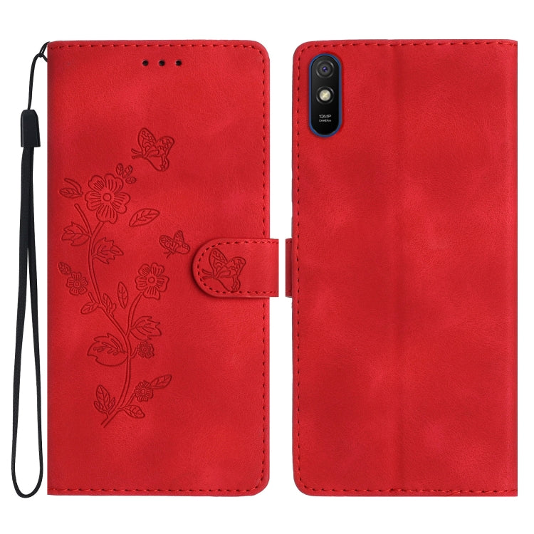 Flower Butterfly Embossing Pattern Leather Phone Case, For Xiaomi Redmi Note 9 5G / Note 9T, For Xiaomi Mi 10T Lite 5G, For Xiaomi Mi 10T 5G / 10T Pro 5G, For Xiaomi Redmi 9A, For Xiaomi Redmi 9, For Xiaomi Redmi 9C, For Xiaomi Redmi Note 8T