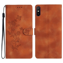 Load image into Gallery viewer, Flower Butterfly Embossing Pattern Leather Phone Case, For Xiaomi Redmi Note 9 5G / Note 9T, For Xiaomi Mi 10T Lite 5G, For Xiaomi Mi 10T 5G / 10T Pro 5G, For Xiaomi Redmi 9A, For Xiaomi Redmi 9, For Xiaomi Redmi 9C, For Xiaomi Redmi Note 8T
