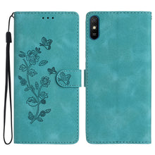 Load image into Gallery viewer, Flower Butterfly Embossing Pattern Leather Phone Case, For Xiaomi Redmi Note 9 5G / Note 9T, For Xiaomi Mi 10T Lite 5G, For Xiaomi Mi 10T 5G / 10T Pro 5G, For Xiaomi Redmi 9A, For Xiaomi Redmi 9, For Xiaomi Redmi 9C, For Xiaomi Redmi Note 8T