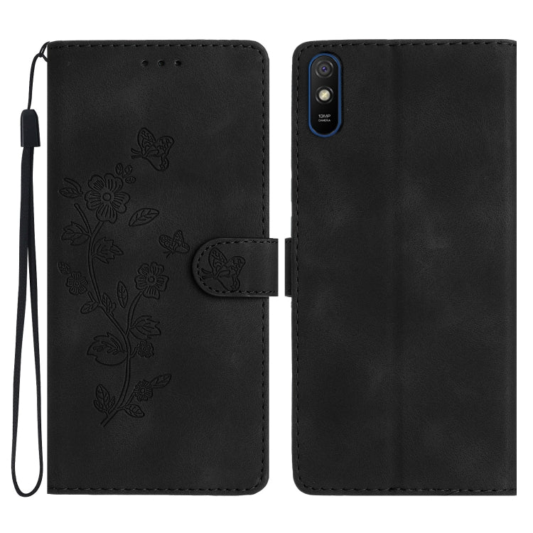 Flower Butterfly Embossing Pattern Leather Phone Case, For Xiaomi Redmi Note 9 5G / Note 9T, For Xiaomi Mi 10T Lite 5G, For Xiaomi Mi 10T 5G / 10T Pro 5G, For Xiaomi Redmi 9A, For Xiaomi Redmi 9, For Xiaomi Redmi 9C, For Xiaomi Redmi Note 8T
