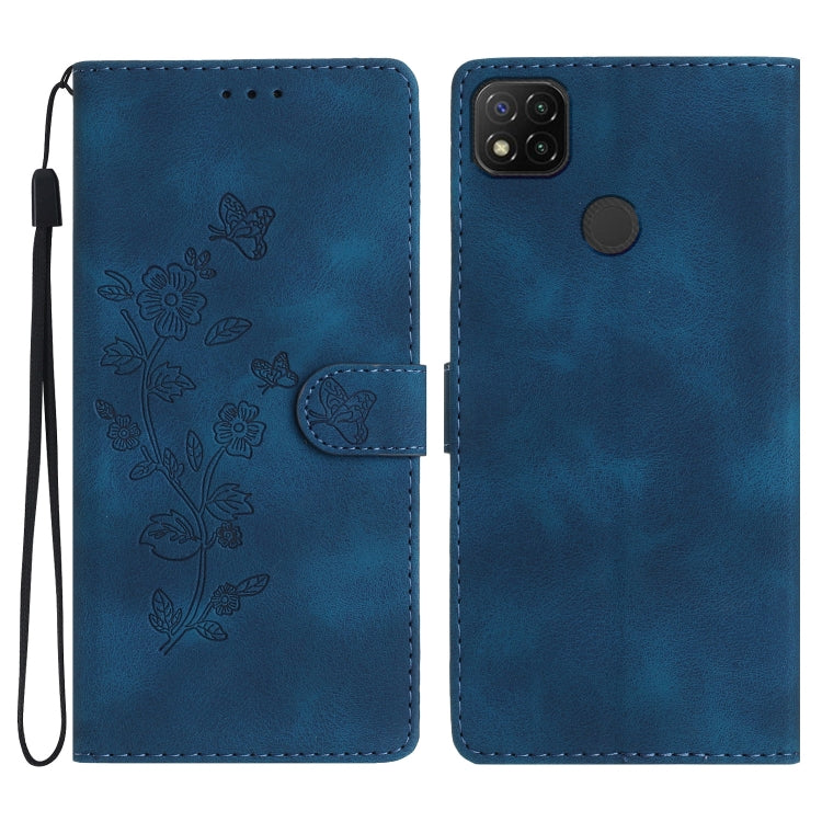 Flower Butterfly Embossing Pattern Leather Phone Case, For Xiaomi Redmi Note 9 5G / Note 9T, For Xiaomi Mi 10T Lite 5G, For Xiaomi Mi 10T 5G / 10T Pro 5G, For Xiaomi Redmi 9A, For Xiaomi Redmi 9, For Xiaomi Redmi 9C, For Xiaomi Redmi Note 8T