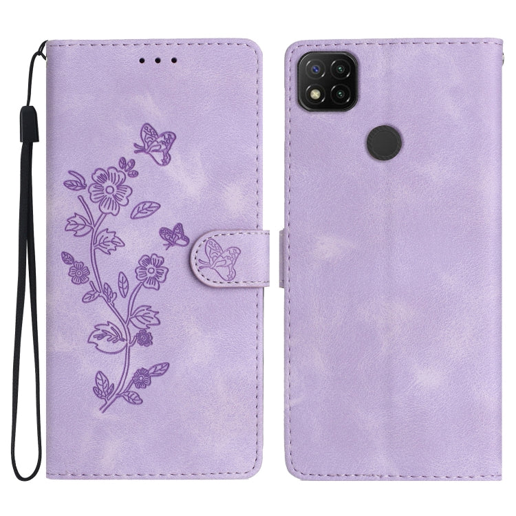 Flower Butterfly Embossing Pattern Leather Phone Case, For Xiaomi Redmi Note 9 5G / Note 9T, For Xiaomi Mi 10T Lite 5G, For Xiaomi Mi 10T 5G / 10T Pro 5G, For Xiaomi Redmi 9A, For Xiaomi Redmi 9, For Xiaomi Redmi 9C, For Xiaomi Redmi Note 8T