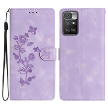 Load image into Gallery viewer, Flower Butterfly Embossing Pattern Leather Phone Case, For Xiaomi 12 Pro, For Xiaomi Redmi A1, For Xiaomi Redmi Note 11 Pro 5G Global, For Xiaomi 12 Lite, For Xiaomi Redmi 10C, For Xiaomi Redmi Note 11 4G Global / Note 11S, For Xiaomi Redmi 10 2022    ...