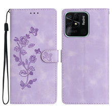 Load image into Gallery viewer, Flower Butterfly Embossing Pattern Leather Phone Case, For Xiaomi 12 Pro, For Xiaomi Redmi A1, For Xiaomi Redmi Note 11 Pro 5G Global, For Xiaomi 12 Lite, For Xiaomi Redmi 10C, For Xiaomi Redmi Note 11 4G Global / Note 11S, For Xiaomi Redmi 10 2022    ...