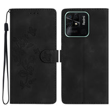 Load image into Gallery viewer, Flower Butterfly Embossing Pattern Leather Phone Case, For Xiaomi 12 Pro, For Xiaomi Redmi A1, For Xiaomi Redmi Note 11 Pro 5G Global, For Xiaomi 12 Lite, For Xiaomi Redmi 10C, For Xiaomi Redmi Note 11 4G Global / Note 11S, For Xiaomi Redmi 10 2022    ...