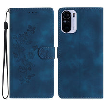 Load image into Gallery viewer, Flower Butterfly Embossing Pattern Leather Phone Case, For Xiaomi Redmi 10, For Xiaomi Mi 11 Lite, For Xiaomi Mi 11 Ultra, For Xiaomi Mi 11 Pro, For Xiaomi Redmi Note 10 5G, For Xiaomi Redmi Note 10 4G / Note 10S, For Xiaomi Redmi Note 10 Pro / 10 Pro ...