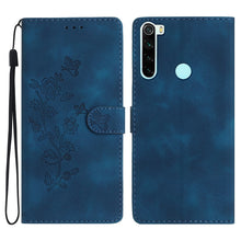Load image into Gallery viewer, Flower Butterfly Embossing Pattern Leather Phone Case, For Xiaomi Redmi Note 8T