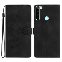 Load image into Gallery viewer, Flower Butterfly Embossing Pattern Leather Phone Case, For Xiaomi Redmi Note 8T
