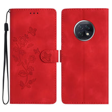 Load image into Gallery viewer, Flower Butterfly Embossing Pattern Leather Phone Case, For Xiaomi Redmi Note 9 5G / Note 9T, For Xiaomi Mi 10T Lite 5G, For Xiaomi Mi 10T 5G / 10T Pro 5G, For Xiaomi Redmi 9A, For Xiaomi Redmi 9, For Xiaomi Redmi 9C, For Xiaomi Redmi Note 8T