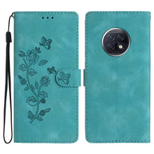Load image into Gallery viewer, Flower Butterfly Embossing Pattern Leather Phone Case, For Xiaomi Redmi Note 9 5G / Note 9T, For Xiaomi Mi 10T Lite 5G, For Xiaomi Mi 10T 5G / 10T Pro 5G, For Xiaomi Redmi 9A, For Xiaomi Redmi 9, For Xiaomi Redmi 9C, For Xiaomi Redmi Note 8T
