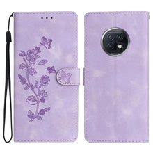 Load image into Gallery viewer, Flower Butterfly Embossing Pattern Leather Phone Case, For Xiaomi Redmi Note 9 5G / Note 9T, For Xiaomi Mi 10T Lite 5G, For Xiaomi Mi 10T 5G / 10T Pro 5G, For Xiaomi Redmi 9A, For Xiaomi Redmi 9, For Xiaomi Redmi 9C, For Xiaomi Redmi Note 8T