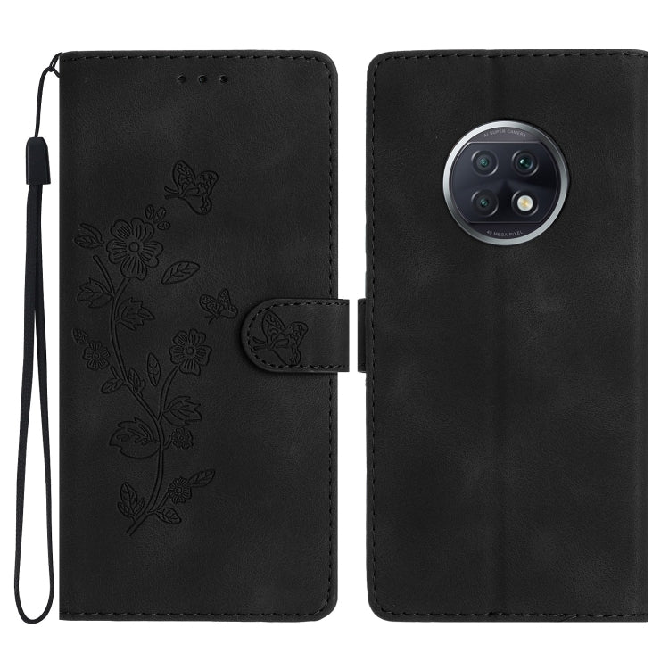 Flower Butterfly Embossing Pattern Leather Phone Case, For Xiaomi Redmi Note 9 5G / Note 9T, For Xiaomi Mi 10T Lite 5G, For Xiaomi Mi 10T 5G / 10T Pro 5G, For Xiaomi Redmi 9A, For Xiaomi Redmi 9, For Xiaomi Redmi 9C, For Xiaomi Redmi Note 8T