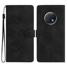 Load image into Gallery viewer, Flower Butterfly Embossing Pattern Leather Phone Case, For Xiaomi Redmi Note 9 5G / Note 9T, For Xiaomi Mi 10T Lite 5G, For Xiaomi Mi 10T 5G / 10T Pro 5G, For Xiaomi Redmi 9A, For Xiaomi Redmi 9, For Xiaomi Redmi 9C, For Xiaomi Redmi Note 8T