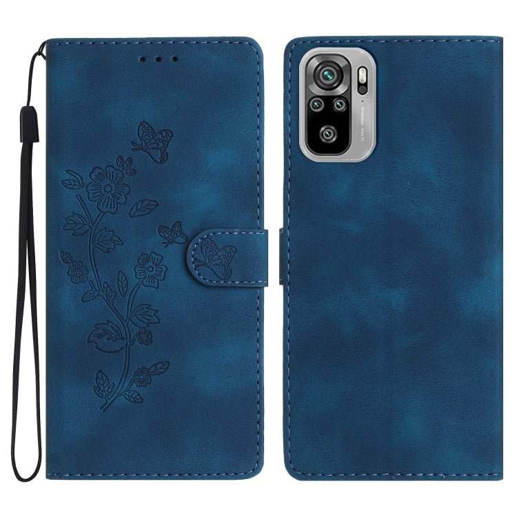 Flower Butterfly Embossing Pattern Leather Phone Case, For Xiaomi Redmi 10, For Xiaomi Mi 11 Lite, For Xiaomi Mi 11 Ultra, For Xiaomi Mi 11 Pro, For Xiaomi Redmi Note 10 5G, For Xiaomi Redmi Note 10 4G / Note 10S, For Xiaomi Redmi Note 10 Pro / 10 Pro ...