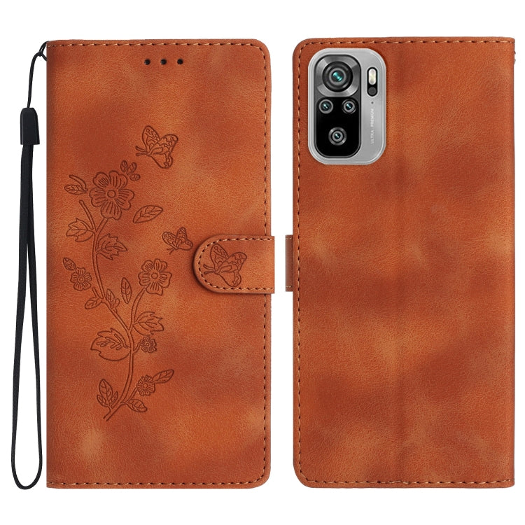 Flower Butterfly Embossing Pattern Leather Phone Case, For Xiaomi Redmi 10, For Xiaomi Mi 11 Lite, For Xiaomi Mi 11 Ultra, For Xiaomi Mi 11 Pro, For Xiaomi Redmi Note 10 5G, For Xiaomi Redmi Note 10 4G / Note 10S, For Xiaomi Redmi Note 10 Pro / 10 Pro ...