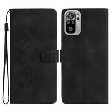 Load image into Gallery viewer, Flower Butterfly Embossing Pattern Leather Phone Case, For Xiaomi Redmi 10, For Xiaomi Mi 11 Lite, For Xiaomi Mi 11 Ultra, For Xiaomi Mi 11 Pro, For Xiaomi Redmi Note 10 5G, For Xiaomi Redmi Note 10 4G / Note 10S, For Xiaomi Redmi Note 10 Pro / 10 Pro ...