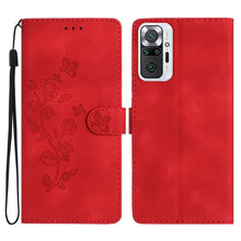 Load image into Gallery viewer, Flower Butterfly Embossing Pattern Leather Phone Case, For Xiaomi Redmi 10, For Xiaomi Mi 11 Lite, For Xiaomi Mi 11 Ultra, For Xiaomi Mi 11 Pro, For Xiaomi Redmi Note 10 5G, For Xiaomi Redmi Note 10 4G / Note 10S, For Xiaomi Redmi Note 10 Pro / 10 Pro ...