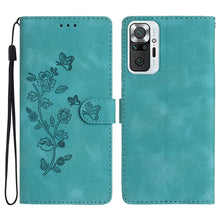 Load image into Gallery viewer, Flower Butterfly Embossing Pattern Leather Phone Case, For Xiaomi Redmi 10, For Xiaomi Mi 11 Lite, For Xiaomi Mi 11 Ultra, For Xiaomi Mi 11 Pro, For Xiaomi Redmi Note 10 5G, For Xiaomi Redmi Note 10 4G / Note 10S, For Xiaomi Redmi Note 10 Pro / 10 Pro ...