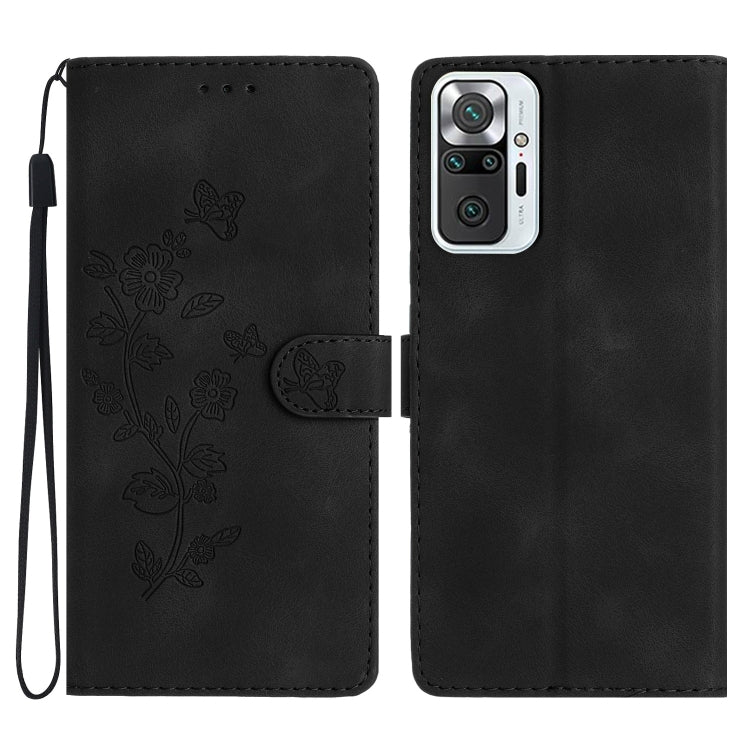 Flower Butterfly Embossing Pattern Leather Phone Case, For Xiaomi Redmi 10, For Xiaomi Mi 11 Lite, For Xiaomi Mi 11 Ultra, For Xiaomi Mi 11 Pro, For Xiaomi Redmi Note 10 5G, For Xiaomi Redmi Note 10 4G / Note 10S, For Xiaomi Redmi Note 10 Pro / 10 Pro ...