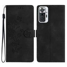 Load image into Gallery viewer, Flower Butterfly Embossing Pattern Leather Phone Case, For Xiaomi Redmi 10, For Xiaomi Mi 11 Lite, For Xiaomi Mi 11 Ultra, For Xiaomi Mi 11 Pro, For Xiaomi Redmi Note 10 5G, For Xiaomi Redmi Note 10 4G / Note 10S, For Xiaomi Redmi Note 10 Pro / 10 Pro ...