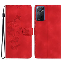 Load image into Gallery viewer, Flower Butterfly Embossing Pattern Leather Phone Case, For Xiaomi 12 Pro, For Xiaomi Redmi A1, For Xiaomi Redmi Note 11 Pro 5G Global, For Xiaomi 12 Lite, For Xiaomi Redmi 10C, For Xiaomi Redmi Note 11 4G Global / Note 11S, For Xiaomi Redmi 10 2022    ...