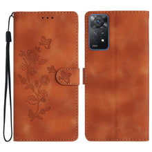 Load image into Gallery viewer, Flower Butterfly Embossing Pattern Leather Phone Case, For Xiaomi 12 Pro, For Xiaomi Redmi A1, For Xiaomi Redmi Note 11 Pro 5G Global, For Xiaomi 12 Lite, For Xiaomi Redmi 10C, For Xiaomi Redmi Note 11 4G Global / Note 11S, For Xiaomi Redmi 10 2022    ...