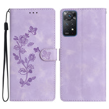 Load image into Gallery viewer, Flower Butterfly Embossing Pattern Leather Phone Case, For Xiaomi 12 Pro, For Xiaomi Redmi A1, For Xiaomi Redmi Note 11 Pro 5G Global, For Xiaomi 12 Lite, For Xiaomi Redmi 10C, For Xiaomi Redmi Note 11 4G Global / Note 11S, For Xiaomi Redmi 10 2022    ...