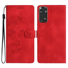 Load image into Gallery viewer, Flower Butterfly Embossing Pattern Leather Phone Case, For Xiaomi 12 Pro, For Xiaomi Redmi A1, For Xiaomi Redmi Note 11 Pro 5G Global, For Xiaomi 12 Lite, For Xiaomi Redmi 10C, For Xiaomi Redmi Note 11 4G Global / Note 11S, For Xiaomi Redmi 10 2022    ...