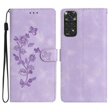 Load image into Gallery viewer, Flower Butterfly Embossing Pattern Leather Phone Case, For Xiaomi 12 Pro, For Xiaomi Redmi A1, For Xiaomi Redmi Note 11 Pro 5G Global, For Xiaomi 12 Lite, For Xiaomi Redmi 10C, For Xiaomi Redmi Note 11 4G Global / Note 11S, For Xiaomi Redmi 10 2022    ...
