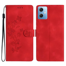 Load image into Gallery viewer, Flower Butterfly Embossing Pattern Leather Phone Case, For Xiaomi Redmi Note 12S, For Xiaomi Redmi 13C 4G, For Xiaomi Redmi Note 12 Pro 5G, For Xiaomi 13T, For Xiaomi Redmi Note 12 5G, For Xiaomi 13 Pro, For Xiaomi 13, For Xiaomi 12T / 12T Pro