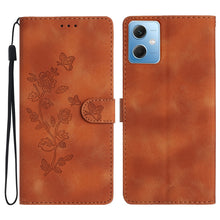 Load image into Gallery viewer, Flower Butterfly Embossing Pattern Leather Phone Case, For Xiaomi Redmi Note 12S, For Xiaomi Redmi 13C 4G, For Xiaomi Redmi Note 12 Pro 5G, For Xiaomi 13T, For Xiaomi Redmi Note 12 5G, For Xiaomi 13 Pro, For Xiaomi 13, For Xiaomi 12T / 12T Pro