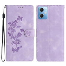 Load image into Gallery viewer, Flower Butterfly Embossing Pattern Leather Phone Case, For Xiaomi Redmi Note 12S, For Xiaomi Redmi 13C 4G, For Xiaomi Redmi Note 12 Pro 5G, For Xiaomi 13T, For Xiaomi Redmi Note 12 5G, For Xiaomi 13 Pro, For Xiaomi 13, For Xiaomi 12T / 12T Pro