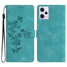 Load image into Gallery viewer, Flower Butterfly Embossing Pattern Leather Phone Case, For Xiaomi Redmi Note 12S, For Xiaomi Redmi 13C 4G, For Xiaomi Redmi Note 12 Pro 5G, For Xiaomi 13T, For Xiaomi Redmi Note 12 5G, For Xiaomi 13 Pro, For Xiaomi 13, For Xiaomi 12T / 12T Pro