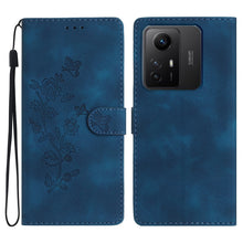 Load image into Gallery viewer, Flower Butterfly Embossing Pattern Leather Phone Case, For Xiaomi Redmi Note 12S, For Xiaomi Redmi 13C 4G, For Xiaomi Redmi Note 12 Pro 5G, For Xiaomi 13T, For Xiaomi Redmi Note 12 5G, For Xiaomi 13 Pro, For Xiaomi 13, For Xiaomi 12T / 12T Pro