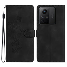 Load image into Gallery viewer, Flower Butterfly Embossing Pattern Leather Phone Case, For Xiaomi Redmi Note 12S, For Xiaomi Redmi 13C 4G, For Xiaomi Redmi Note 12 Pro 5G, For Xiaomi 13T, For Xiaomi Redmi Note 12 5G, For Xiaomi 13 Pro, For Xiaomi 13, For Xiaomi 12T / 12T Pro