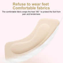 Load image into Gallery viewer, 10pcs Invisible Anti-wear Butterfly Shape High Heel Stickers Thickened Sponge Heel Stickers, Random Color Delivery, 4mm Butterfly Shape, 7mm Butterfly Shape