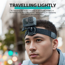 Load image into Gallery viewer, STARTRC Action Camera Magnetic POV View Bracket, Quick Release Headband, Quick Release Wristband, 2 in 1 Quick Release Headband Wristband